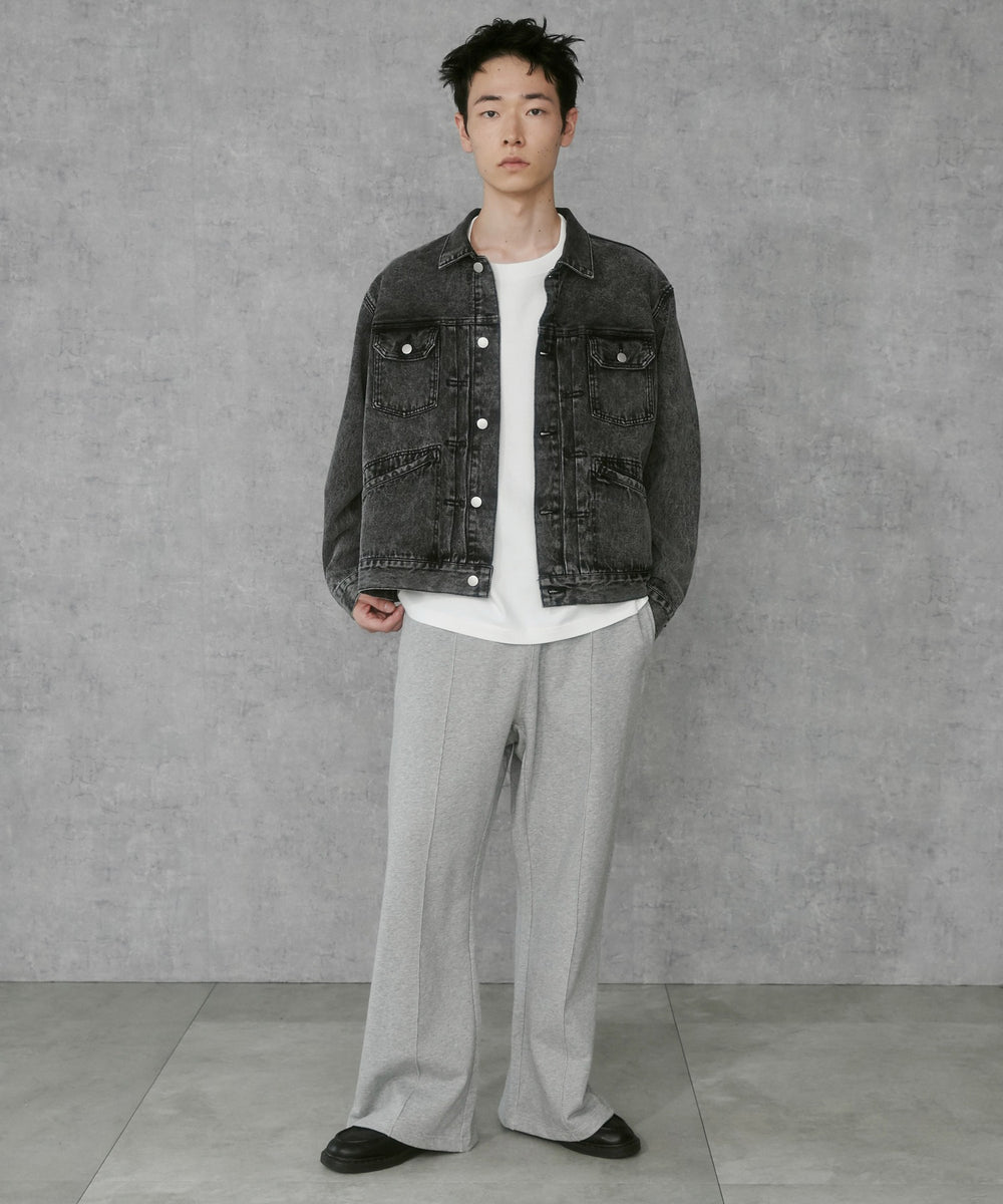 杢グレー モデル：183cm L着用