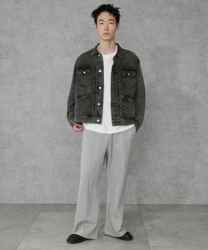 杢グレー モデル：183cm L着用