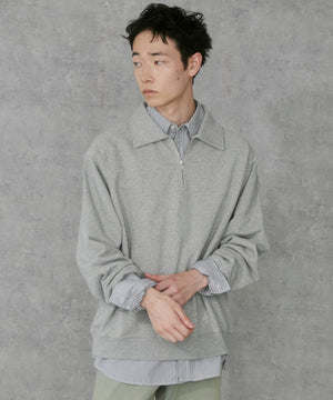 杢グレー　モデル:183cm L着用