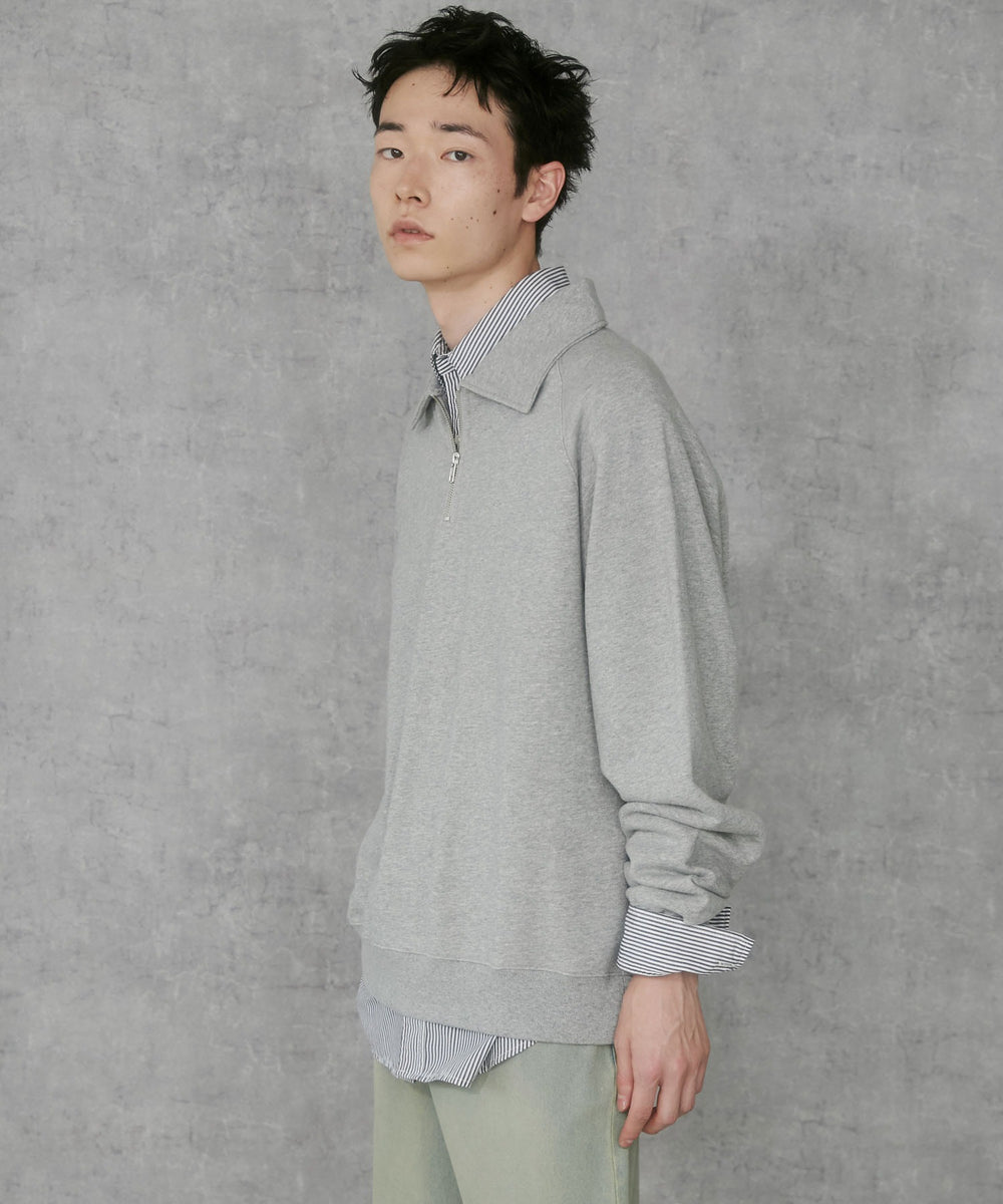 杢グレー　モデル:183cm L着用