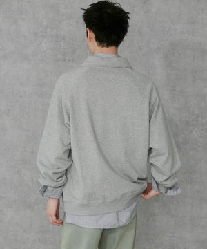 杢グレー　モデル:183cm L着用