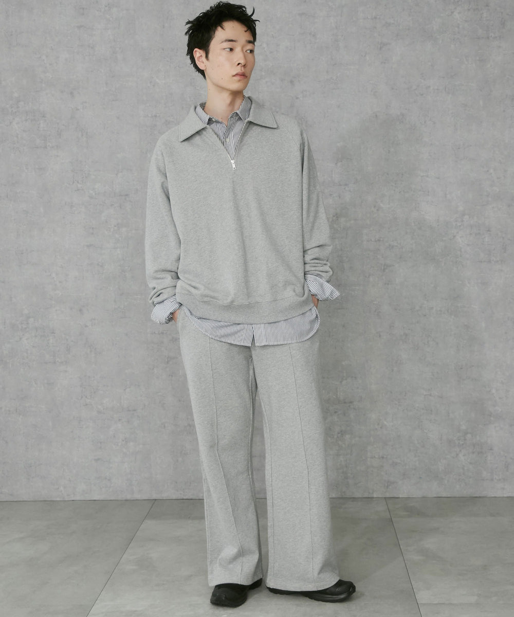 杢グレー　モデル:183cm L着用