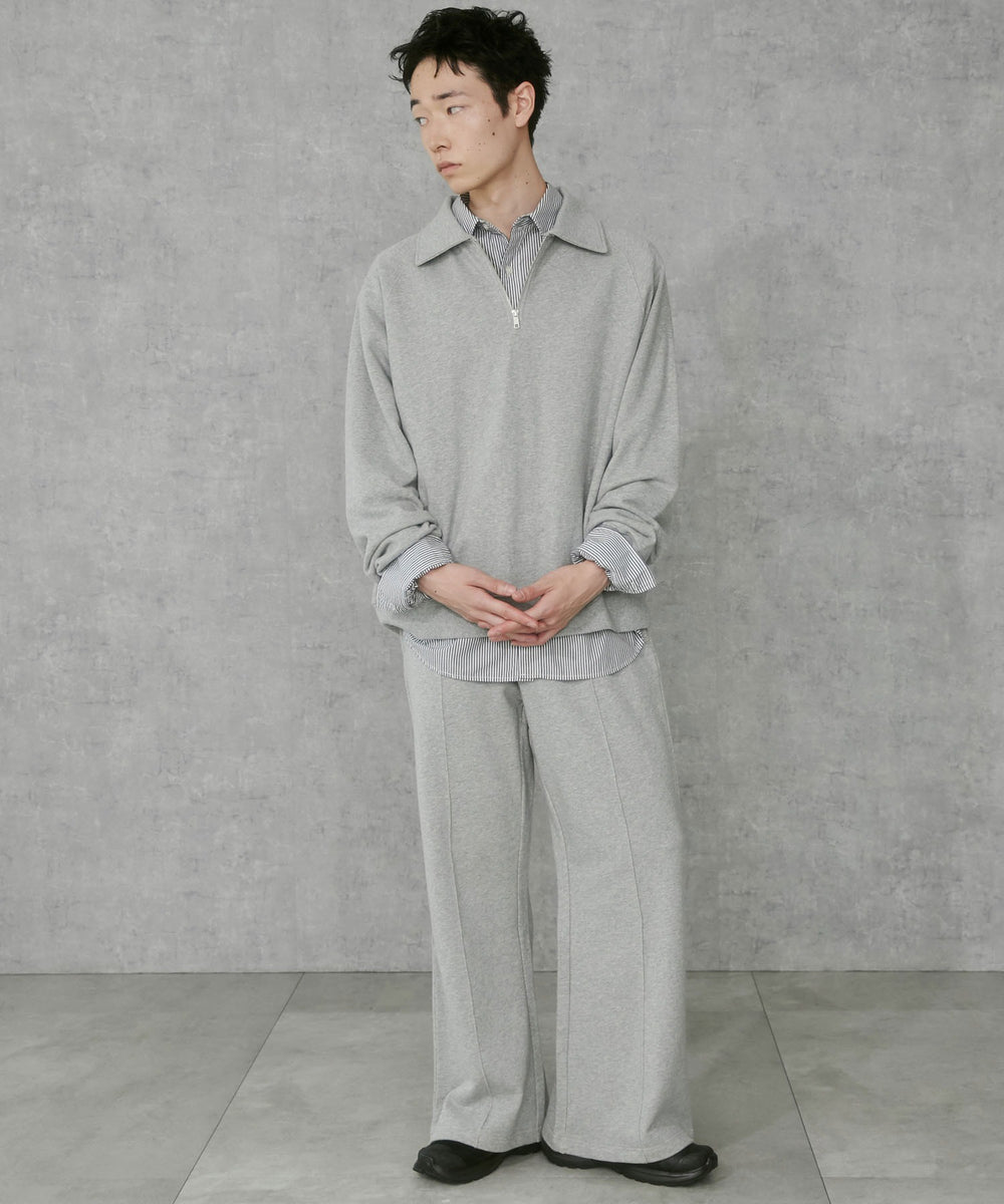 杢グレー　モデル:183cm L着用