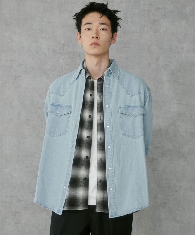 デニムウエスタンシャツ（LS） – WEGO ONLINE STORE