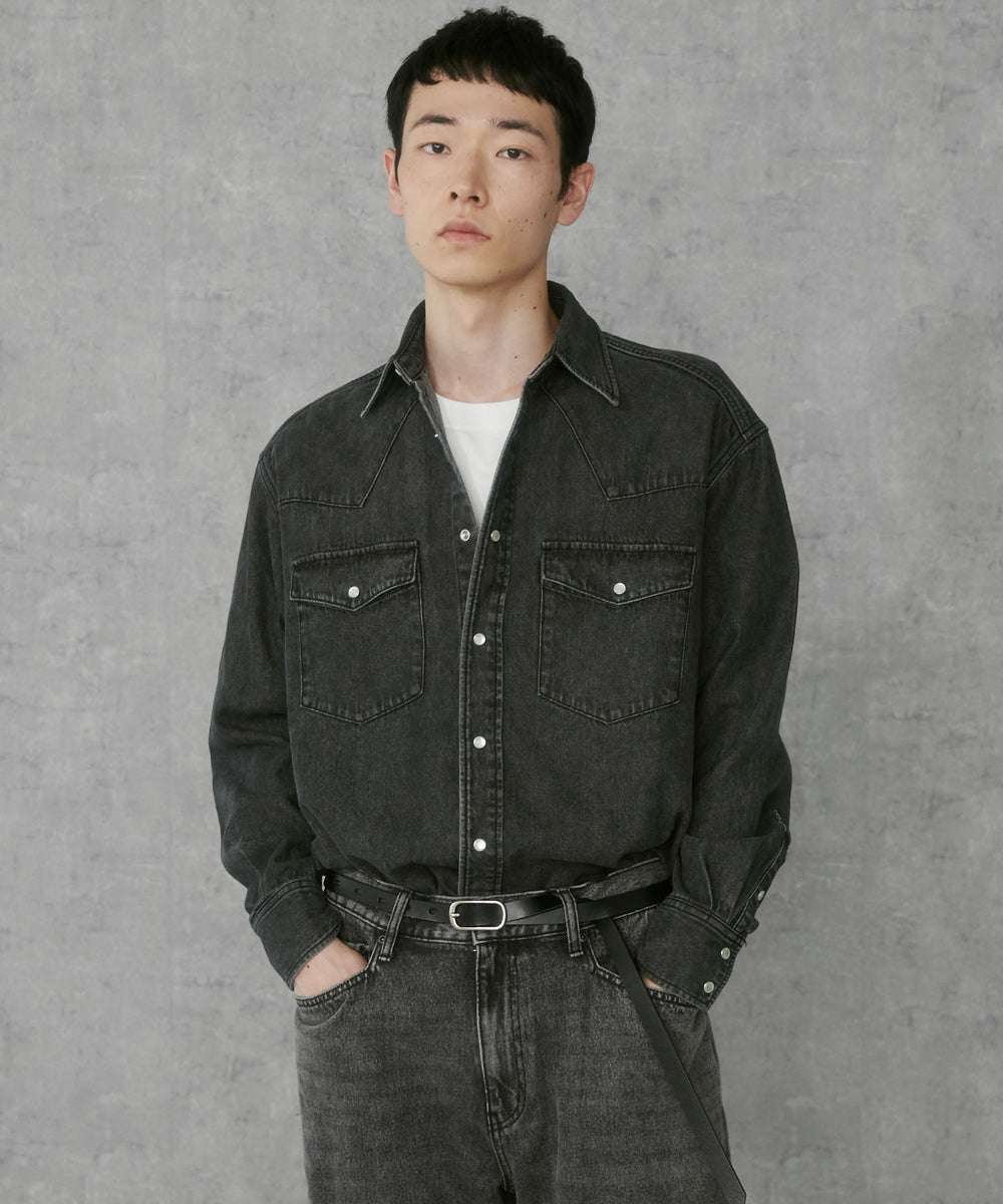 デニムブラックソノタ　モデル:183cm L着用