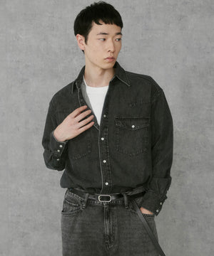 デニムブラックソノタ　モデル:183cm L着用