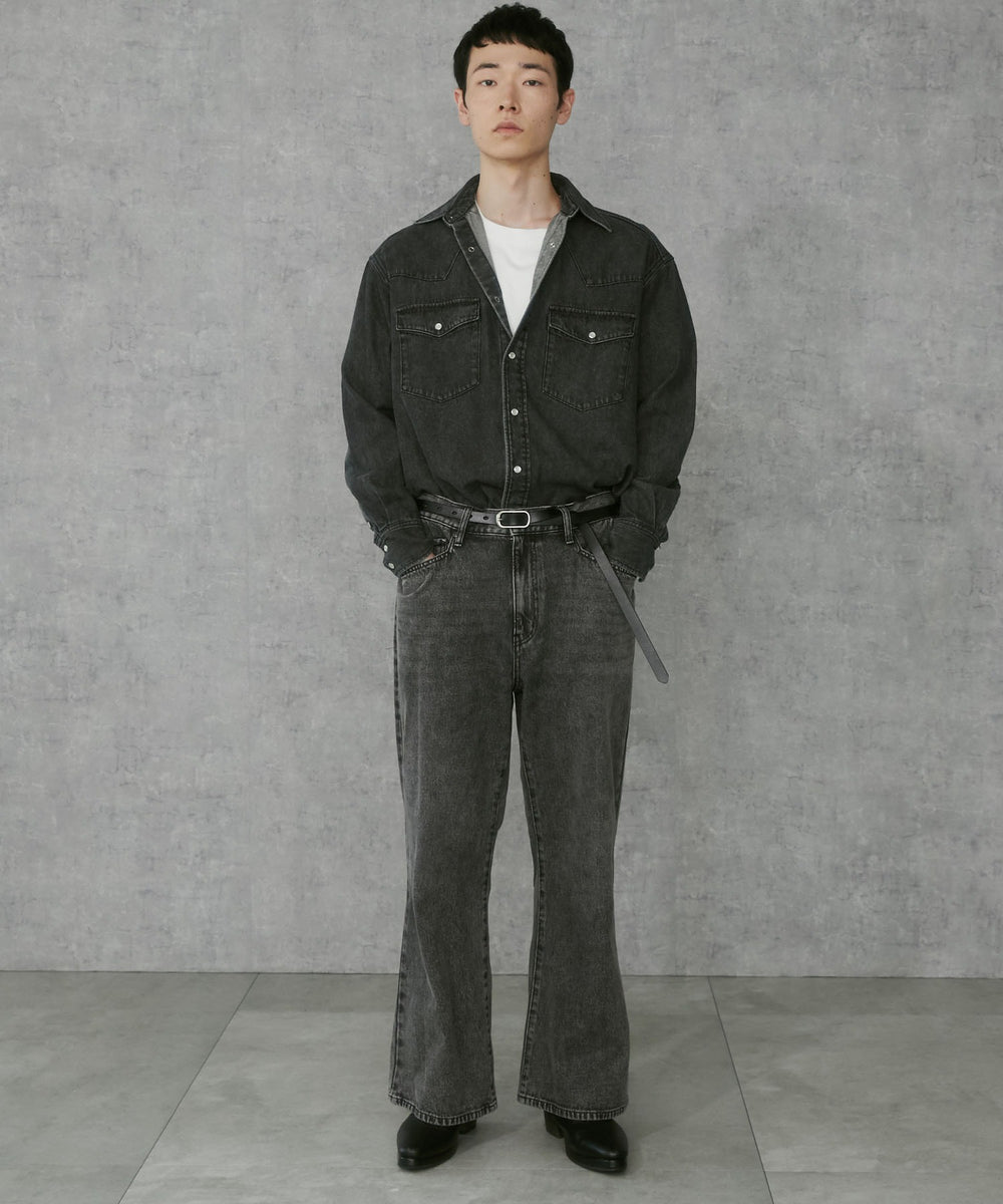 デニムブラックソノタ　モデル:183cm L着用