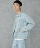 デニム淡加工　モデル:183cm L着用