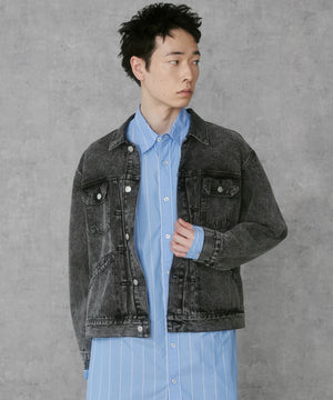 デニムブラックソノタ　モデル:183cm L着用