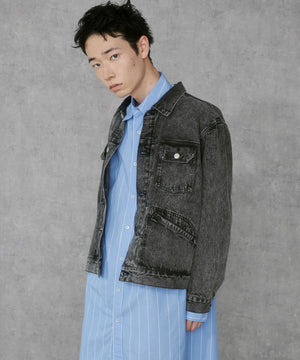 デニムブラックソノタ　モデル:183cm L着用