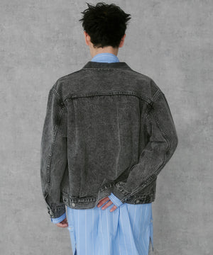 デニムブラックソノタ　モデル:183cm L着用