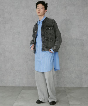 デニムブラックソノタ　モデル:183cm L着用