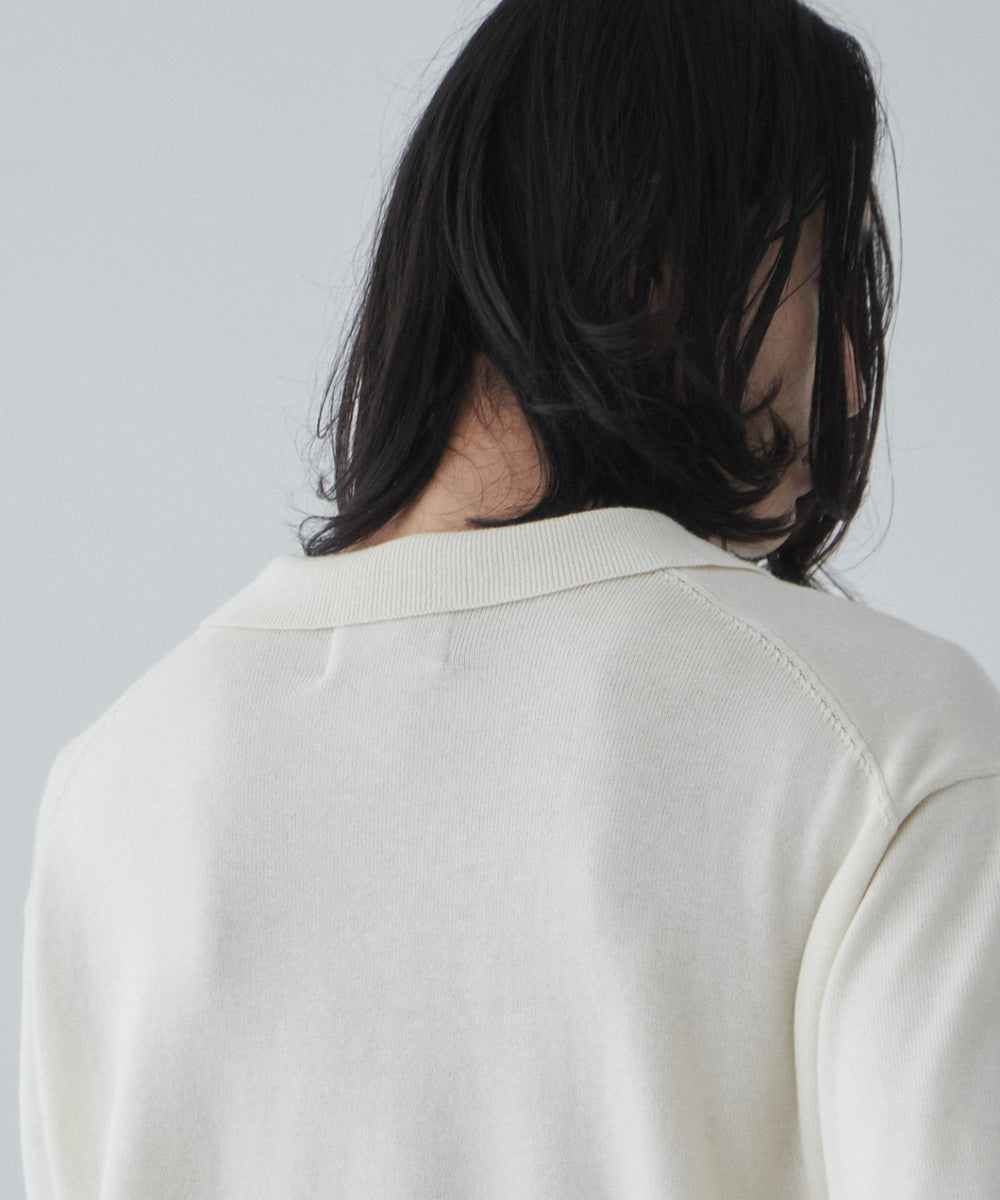 スキッパーニットポロ