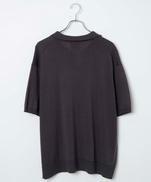 スキッパーニットポロ