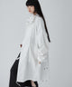 サイドスリットモッズコート/ホワイト モデル：165cm M着用