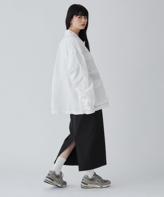 ホワイト モデル：165cm M着用