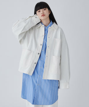 ホワイト モデル：165cm M着用 