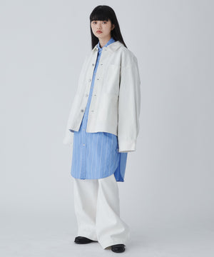 ホワイト モデル：165cm M着用 