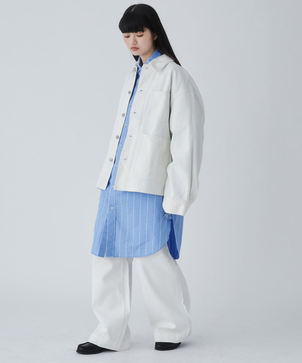 ホワイト モデル：165cm M着用 