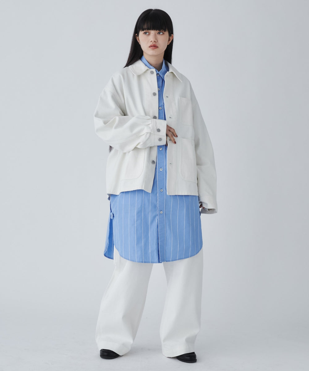 ホワイト モデル：165cm M着用 