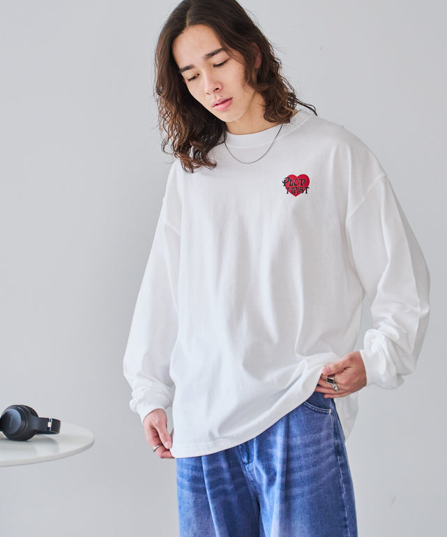 人気定番 L/S 宮戸フィルム ロンT（MOUII?) Tee XL White トップス 