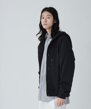 スウェットボタンカーディガン