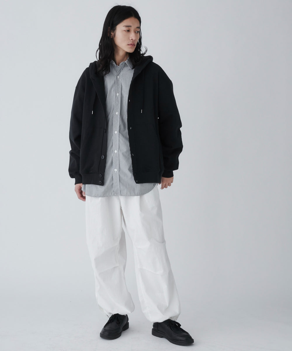 スウェットボタンカーディガン