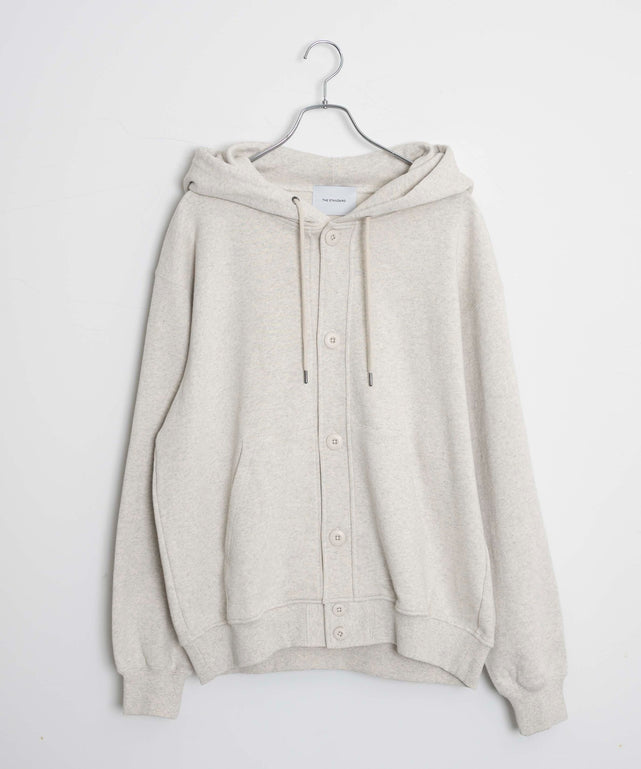 スウェットボタンカーディガン