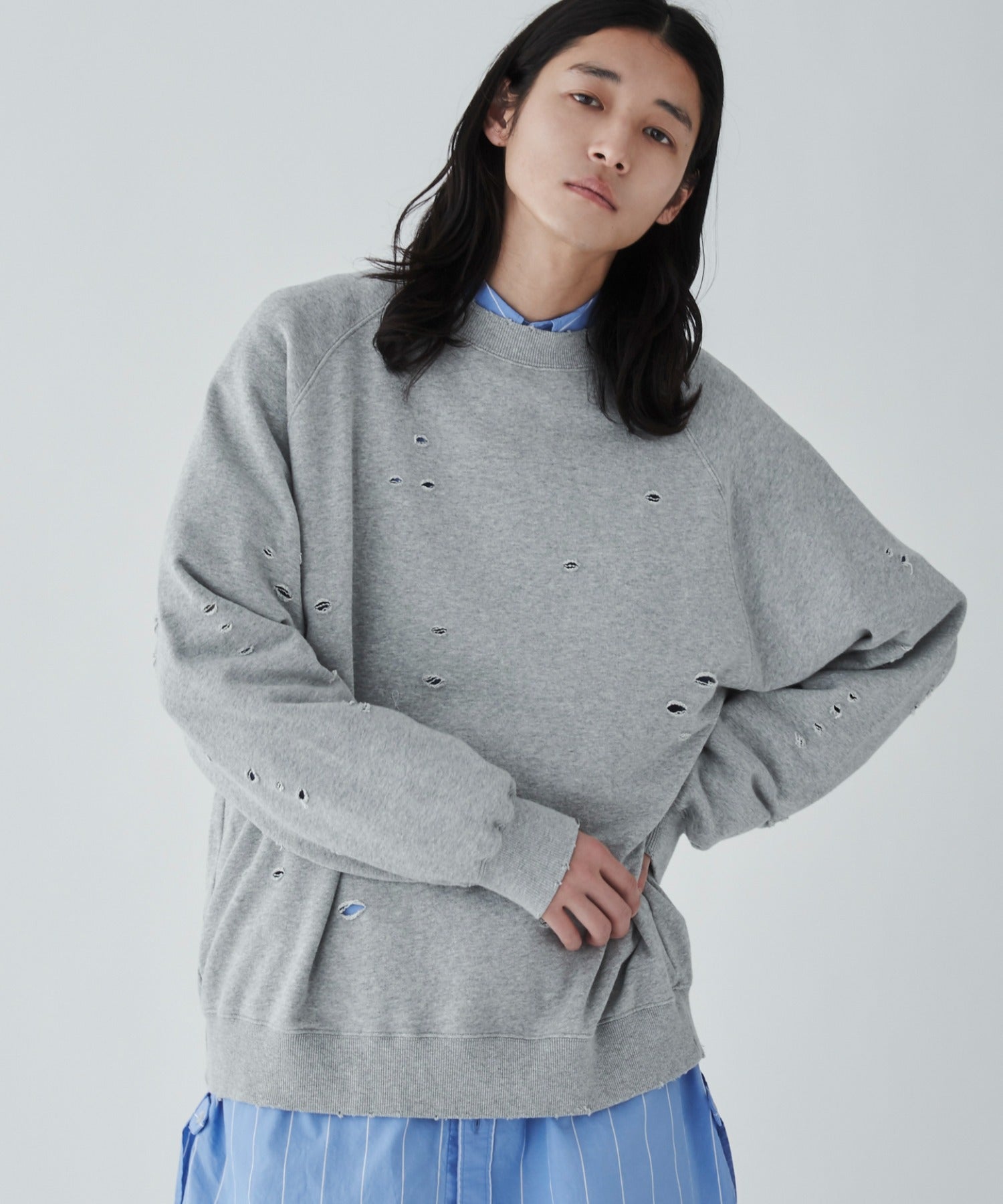 ダメージプルオーバースウェット – WEGO ONLINE STORE