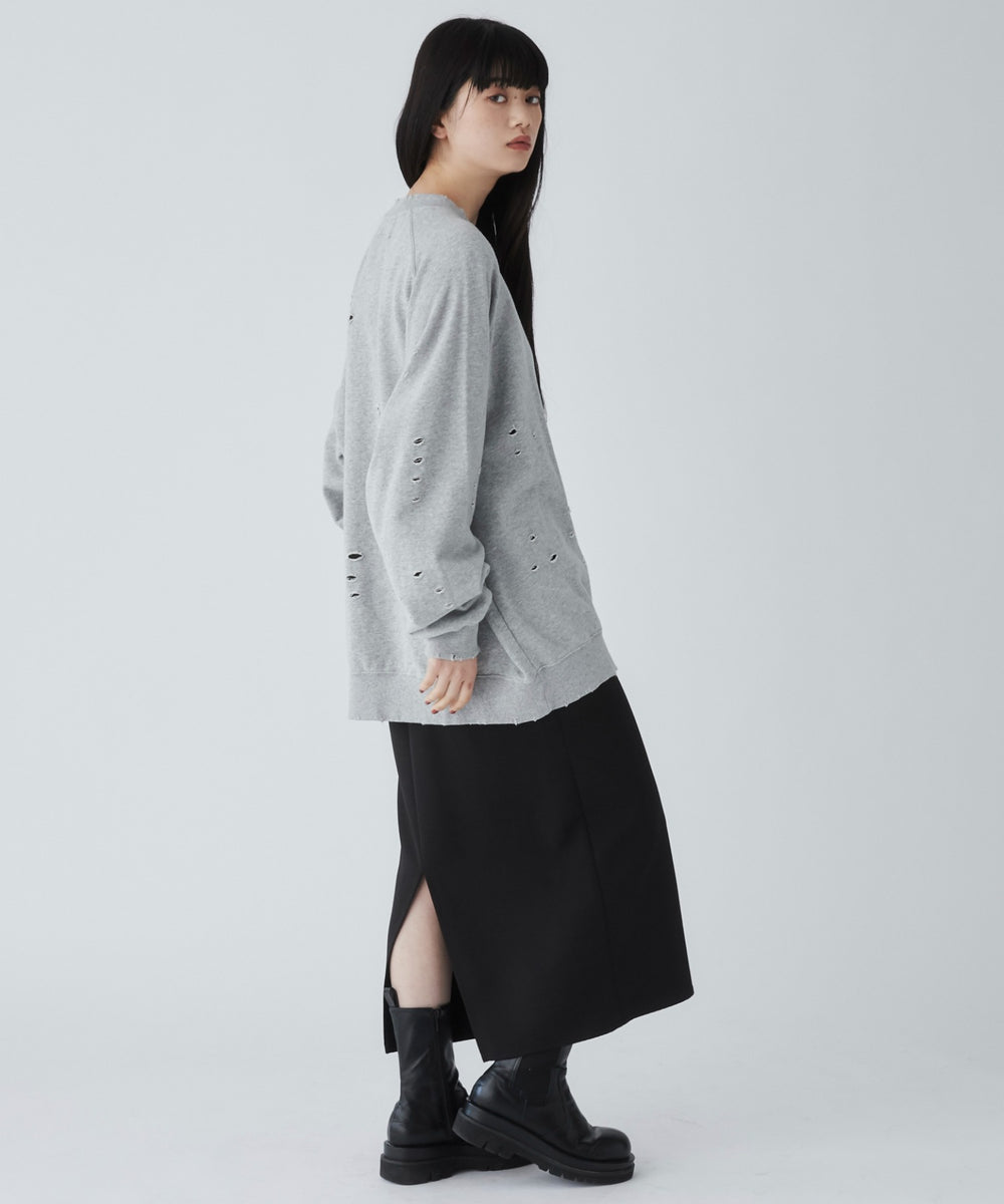 杢グレー モデル：165cm M着用