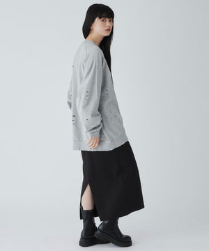 杢グレー モデル：165cm M着用