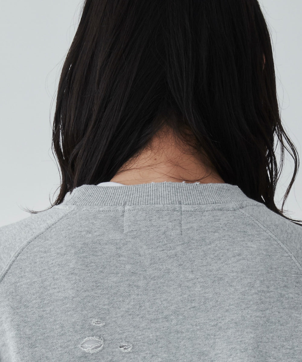 ダメージプルオーバースウェット