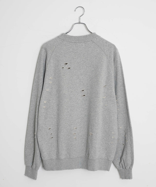 ダメージプルオーバースウェット