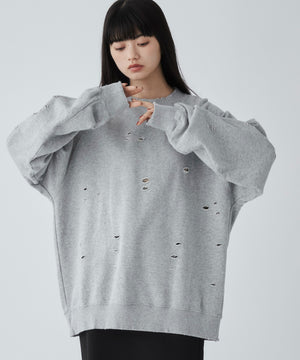 杢グレー モデル：165cm M着用