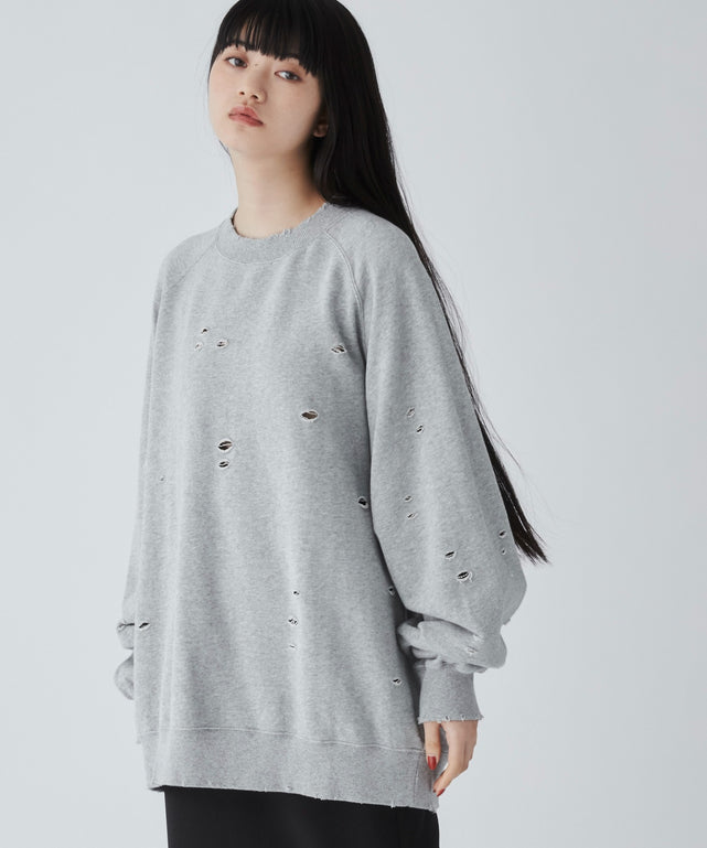 杢グレー モデル：165cm M着用