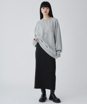 杢グレー モデル：165cm M着用