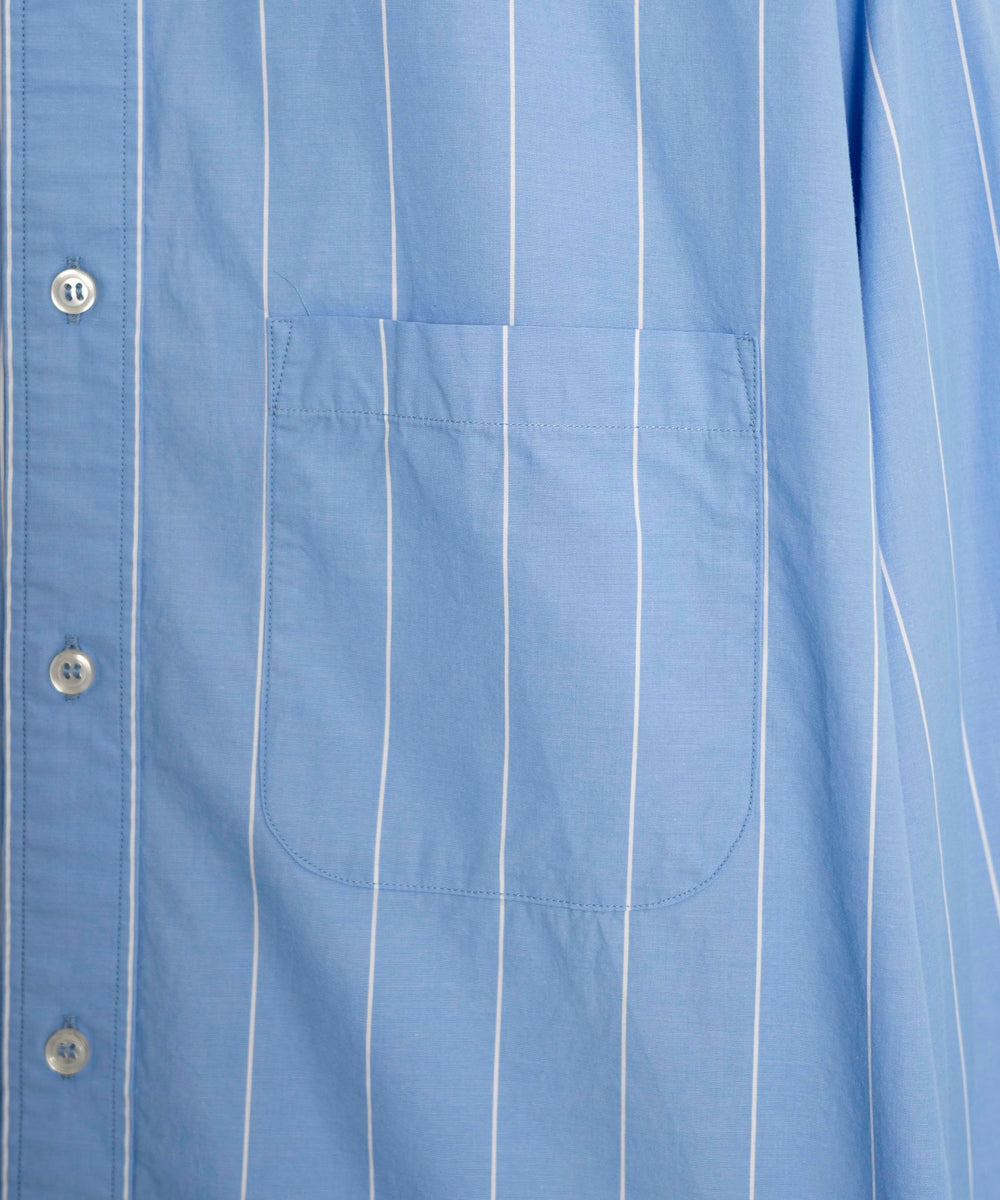 ストライプロングシャツ