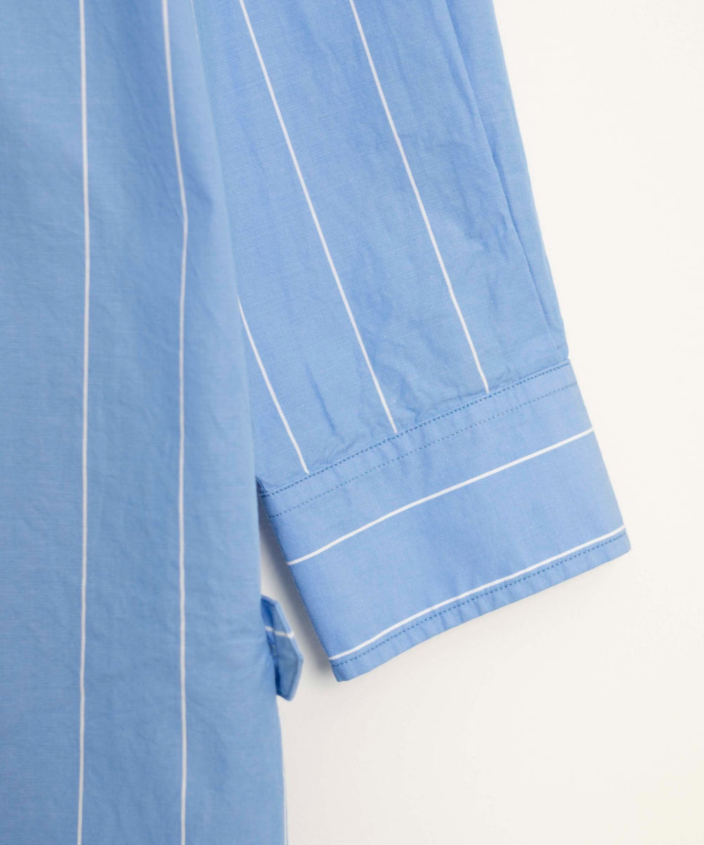 ストライプロングシャツ