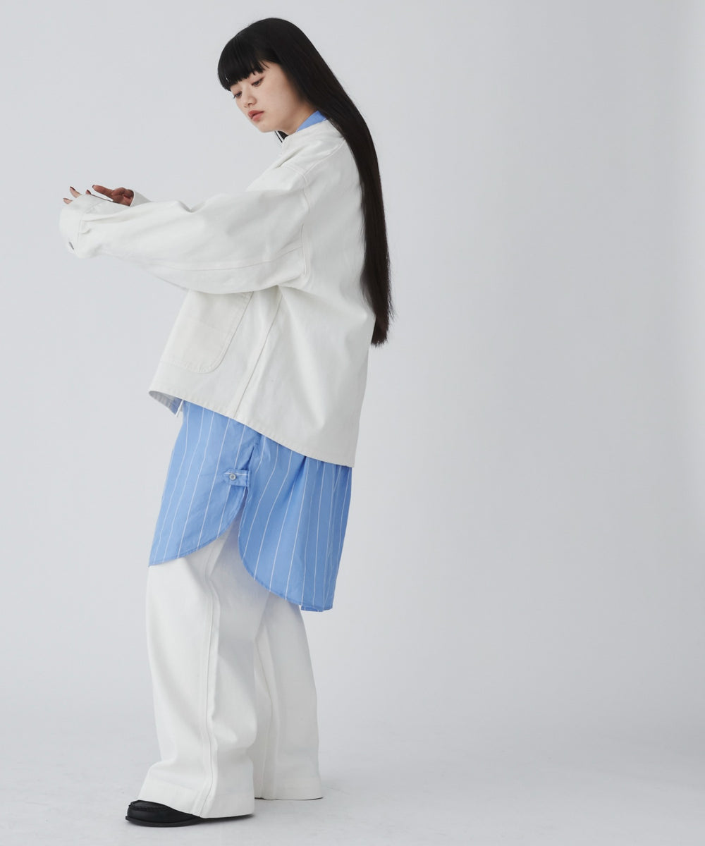 ホワイト モデル：165cm M着用