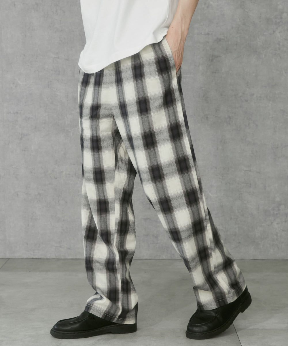 ホワイトチェック1 モデル:183cm L着用