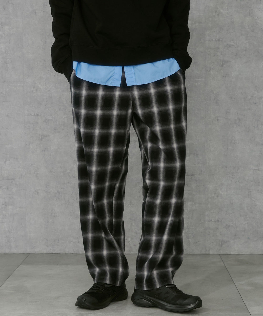 ブラックチェック モデル:183cm L着用