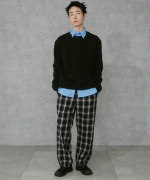 ブラックチェック モデル:183cm L着用