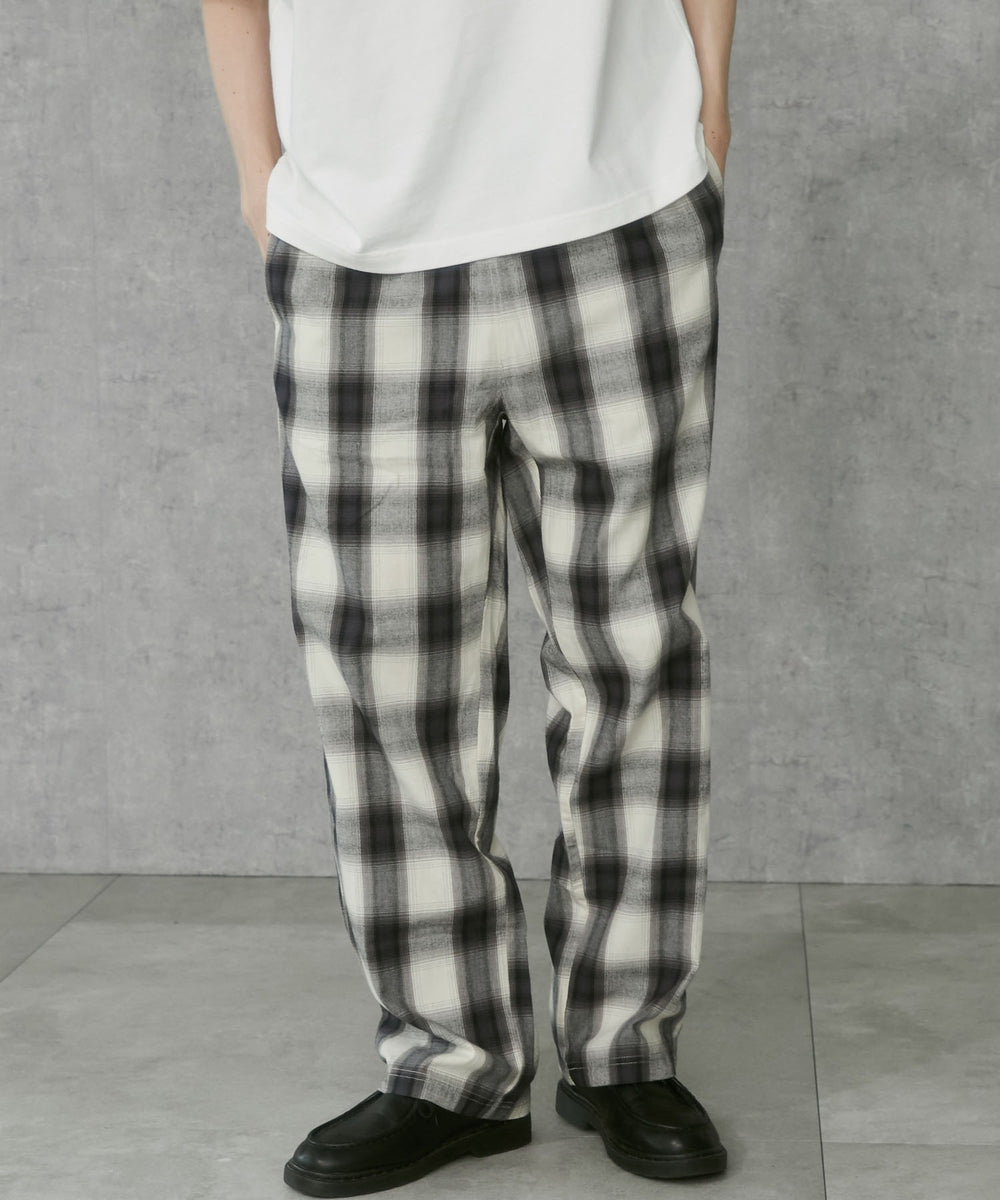 ホワイトチェック1 モデル:183cm L着用