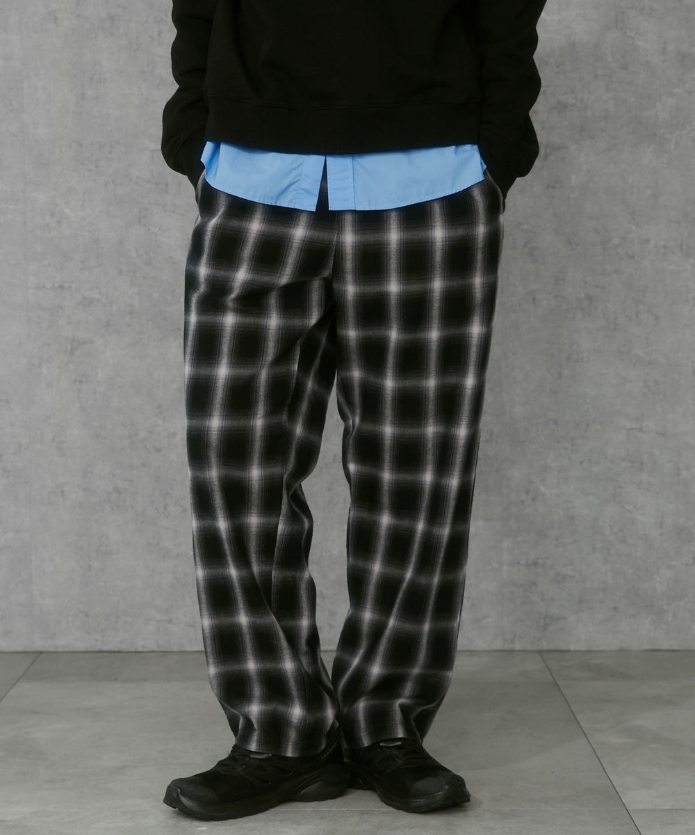 ブラックチェック モデル:183cm L着用