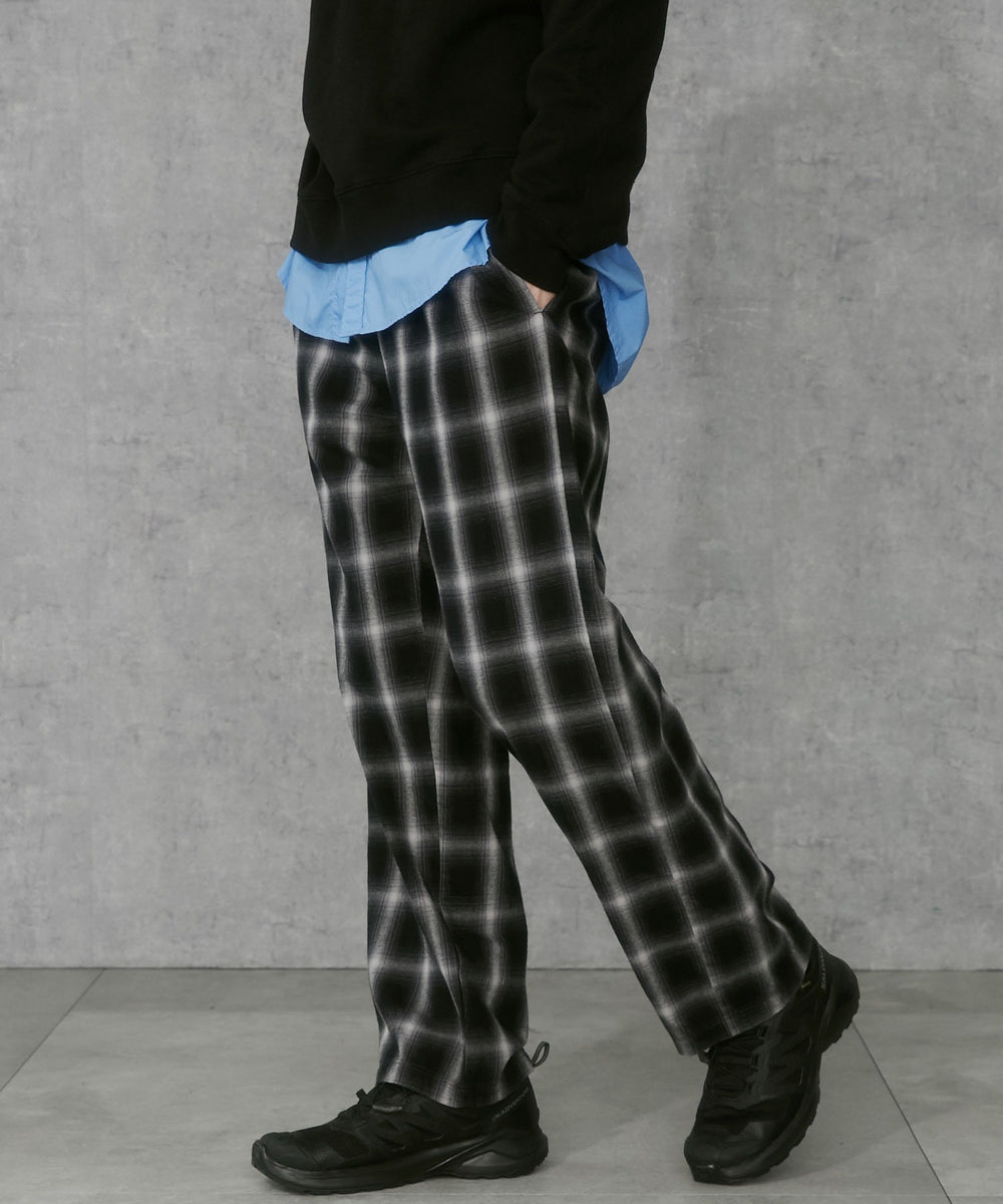 ブラックチェック モデル:183cm L着用