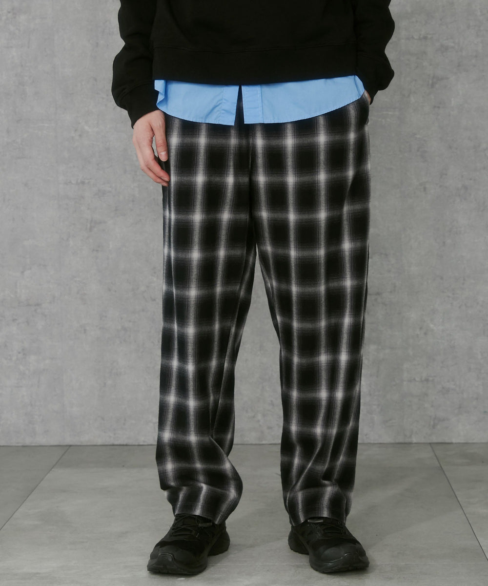 ブラックチェック モデル:183cm L着用