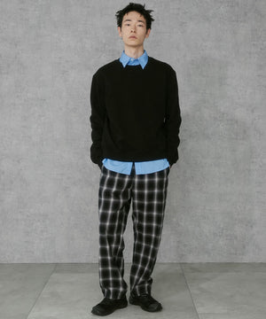 ブラックチェック モデル:183cm L着用