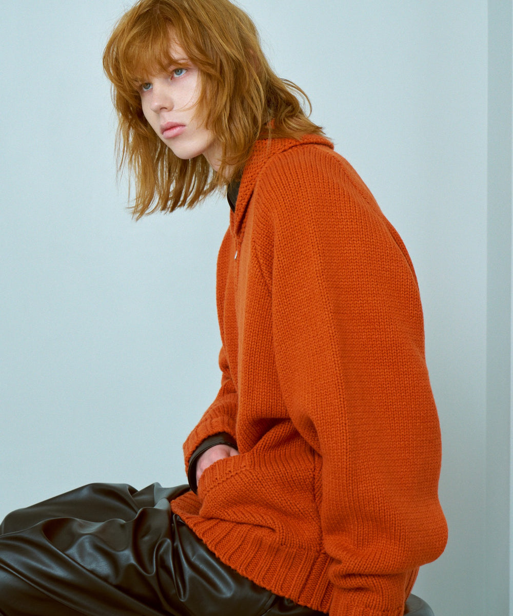 カウチンニットカーディガン