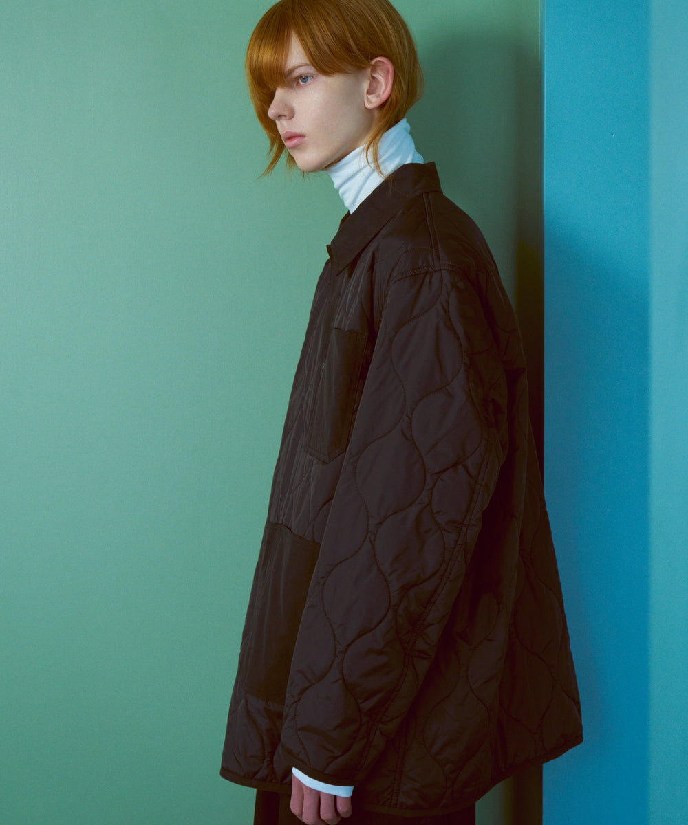 キルティングブルゾン