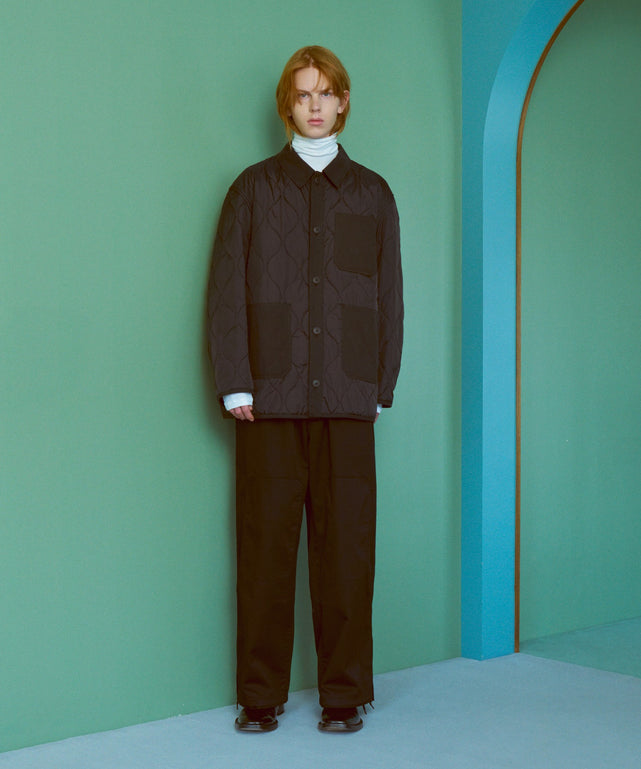 キルティングブルゾン